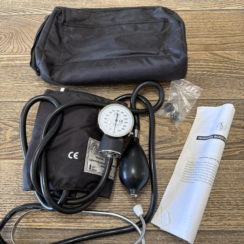 Prestige Medical Model Sphygmomanometer Large Adult Cuff With Black Case